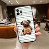 Милый щенок мопса Новый высококачественный чехол для телефона OPPO A3 Pro A72 A74 A76 A77 A77S A78 A79 A94 A95 A18 A40M A58