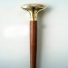 Ручка латуни тросточки трости дизайнерского стиля деревянная