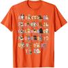 ABC Dog Breed Alphabet Cute A-Z Types of Dogs School Gift T-Shirt