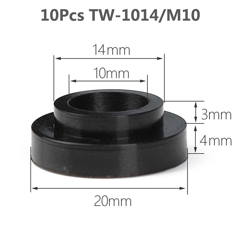 5/10/20/50/100 шт. M3 M4 M5 M6 M8 M10 M12 M14 M16 винт нейлоновая прокладка транзистора шаг T-типа пластиковая шайба изоляционная прокладка