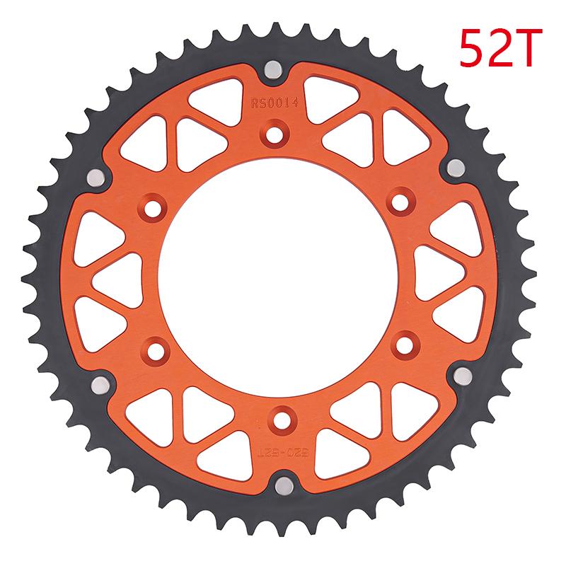 Motorcycle 520 45T-52T Rear Sprocket For GAS GAS MC125 MC250 MC250F MC350F MC450F SM700 EC250 EC300 ES700 EX250 EX250F EX300