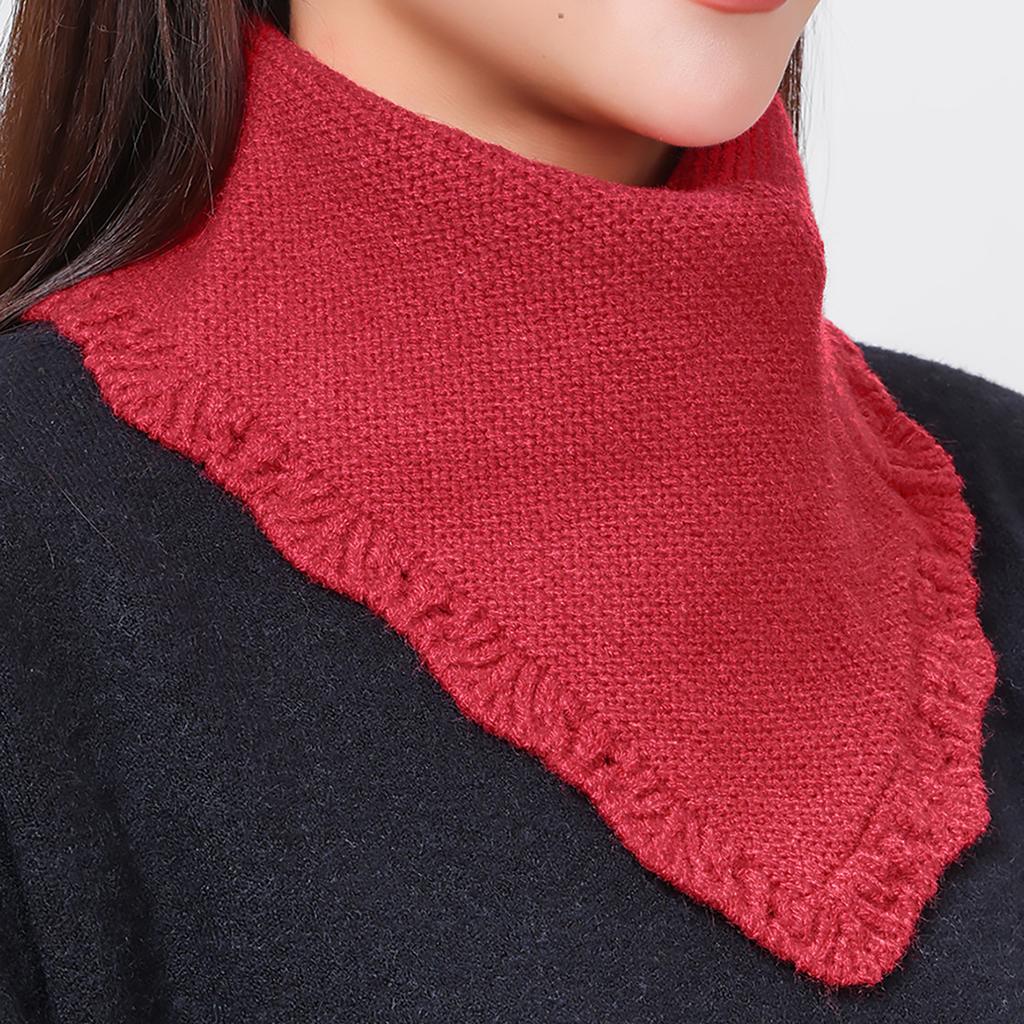 New Detachable Knitted Turtleneck Fake Collar For Women Neck Warmer Autumn Winter Warm Cover Head Neck Knitting False Collar