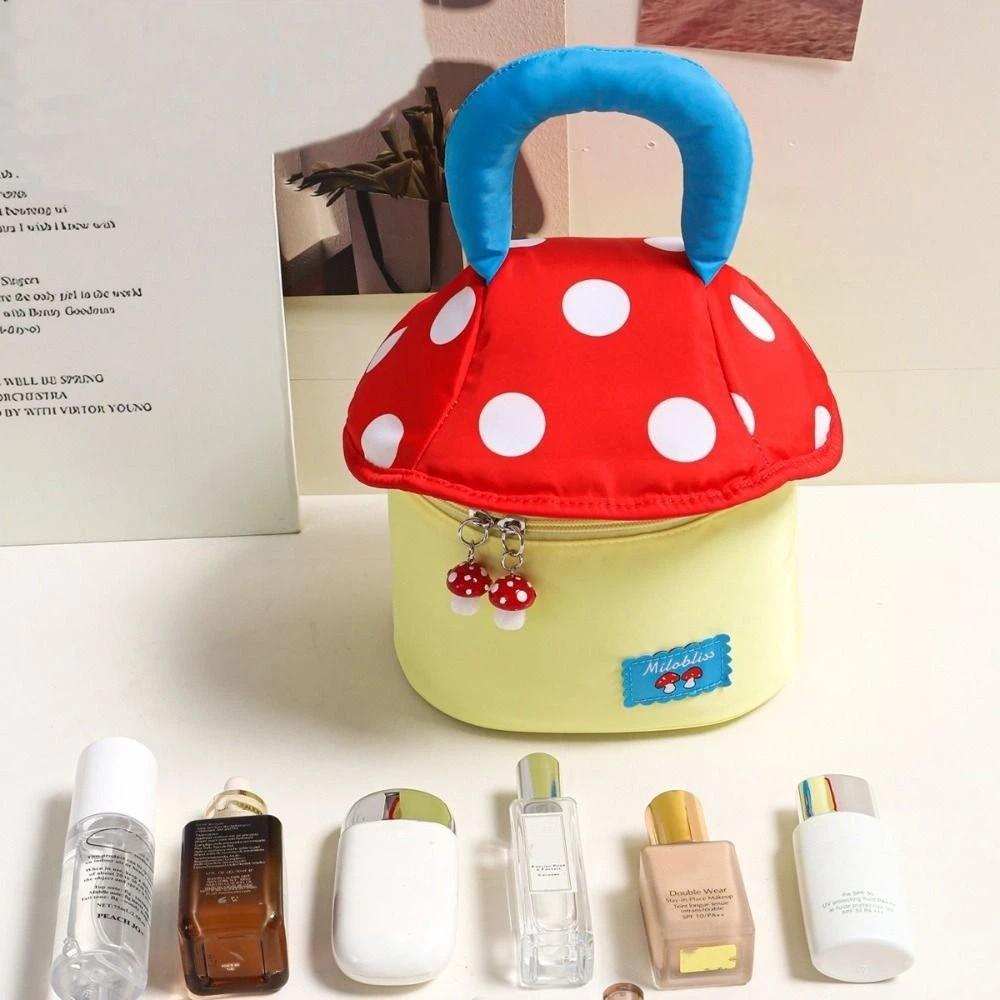 Multifunctional Handheld Cosmetic Case Large Capacity Toiletry Bag Kawaii Cute Makeup Bag Outdoor