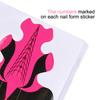 100pcs Self-Adhesive Sticker Nail Extension Paper Forms  Easy DIY Nail Art Creation At Home