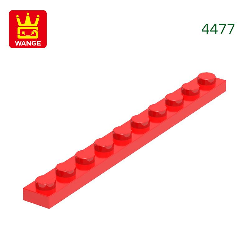 Нетоксичный 61 шт./лот 4477 1x10 Тонкий строительный блок Аксессуары Moc Совместимый с Кирпичами Детские игрушки Подарочная коробка