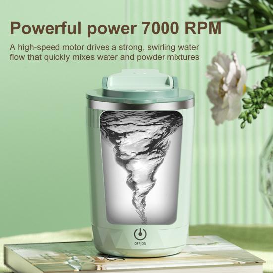 Магнитная кружка для помешивания кофе Yousheng, автоматическая чашка для помешивания, перезаряжаемый электрический блендер, высокоскоростная кружка для смешивания для офиса и дома