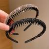 Hairband With Teeth Anti Slip Face Wash Headband, Versatile Hair Clip Headband For External Use