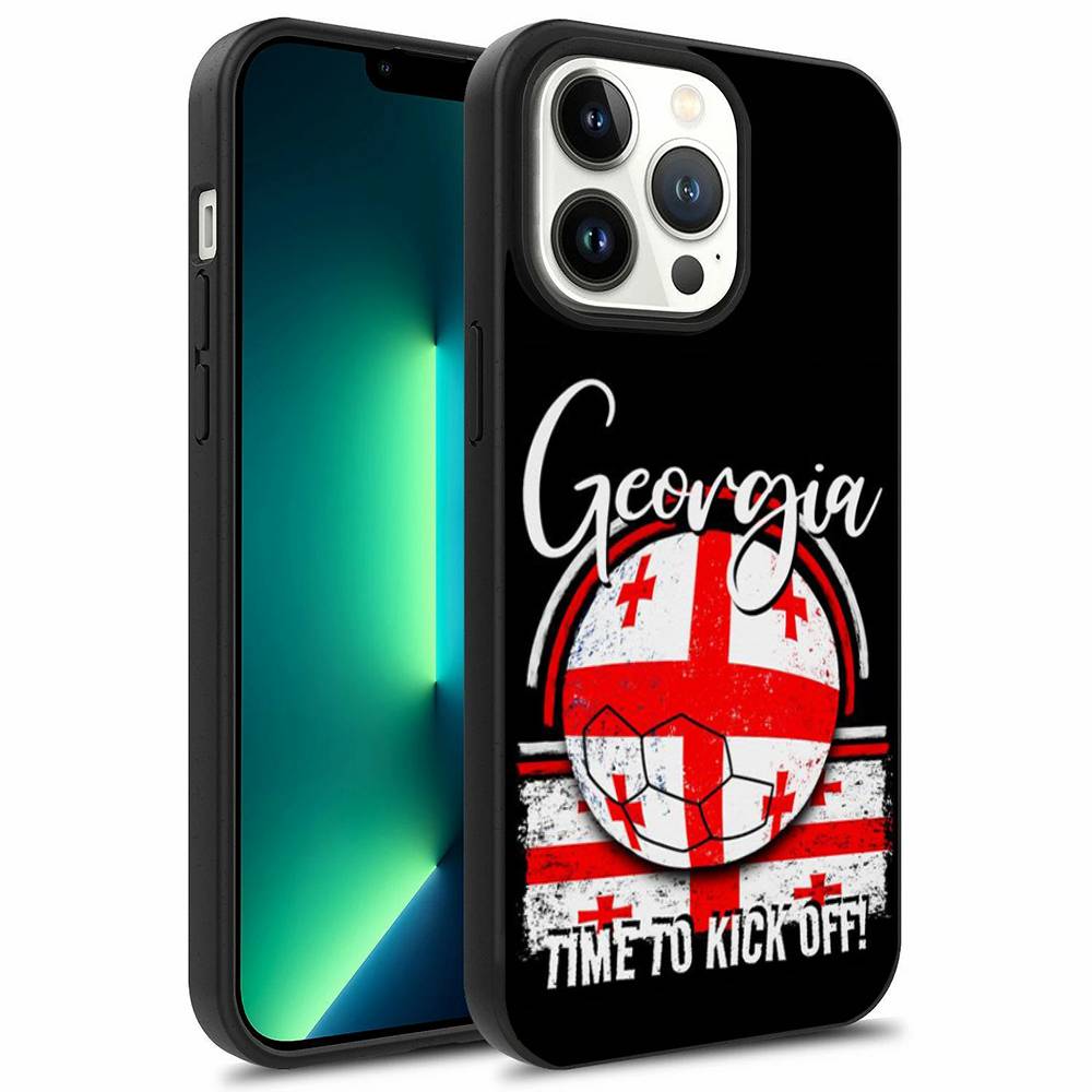 Чехол для телефона с флагом Грузии для iPhone 16,15,14,13,12,11, Pro, Max, Plus, Mini, Magsafe, Магнитный чехол для беспроводной зарядки