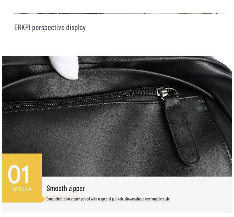 Мужской рюкзак большой вместимости из ПВХ в корейском стиле для бизнеса