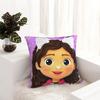 Cute Dollhouse Gabby Pillowcase Soft Fabric Cushion Cover Decoration Kids Pillow Case Cover Home Zipper