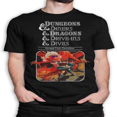 Забавная футболка Dungeons Diners Dragons Drive Ins Dives, Футболка Dungeons and Dragons