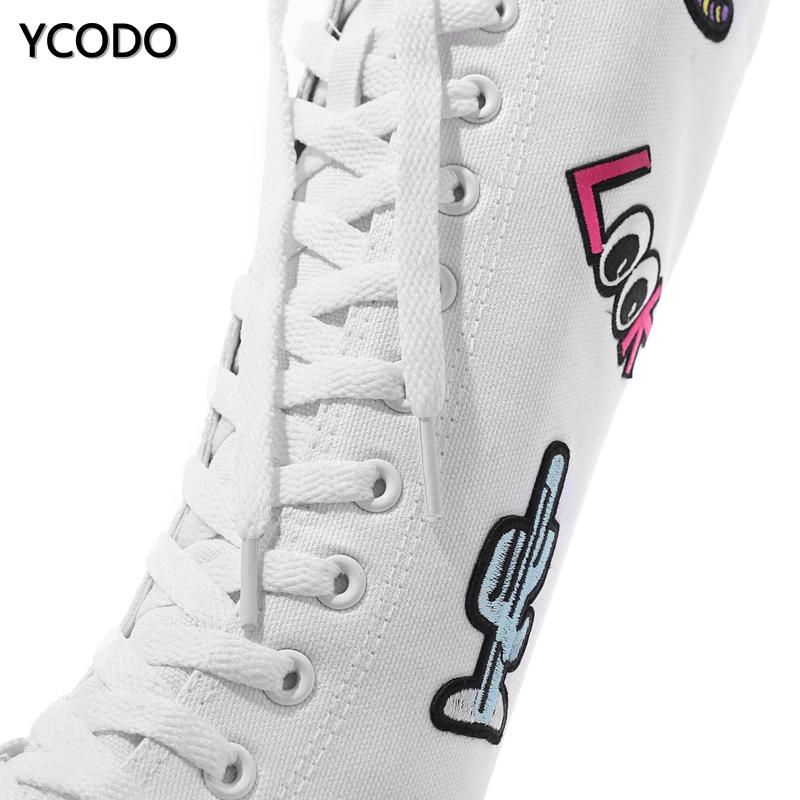 Весенне-осенние женские ботинки, парусиновые сапоги до середины икры, повседневная обувь с высоким берцем, длинные сапоги, удобные ботинки на плоской подошве со шнуровкой, размер 34-43