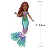 Mattel Кукла-хвост из фильма Диснея Маленькая Ариэль Мини Кукла хвостовой плавник может двигаться лет и HNF43 / Живое действие "Русалочка" / [Кукла / Кукла] [Блестящие] [3