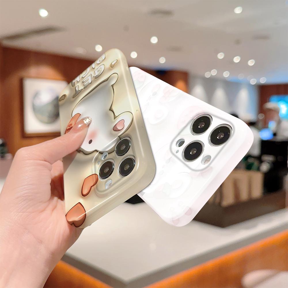 Универсальный чехол для телефона с пленкой, мультяшный модный дизайн, твердый корпус, полное покрытие камеры, противоударный защитный чехол для OPPO Realme OnePlus Infinix Tecno