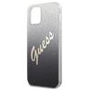 Guess Guhcp12Spcuglsbk Iphone 12 Mini5,4 Czarny/Black Hardcase Glitter Gradient Script