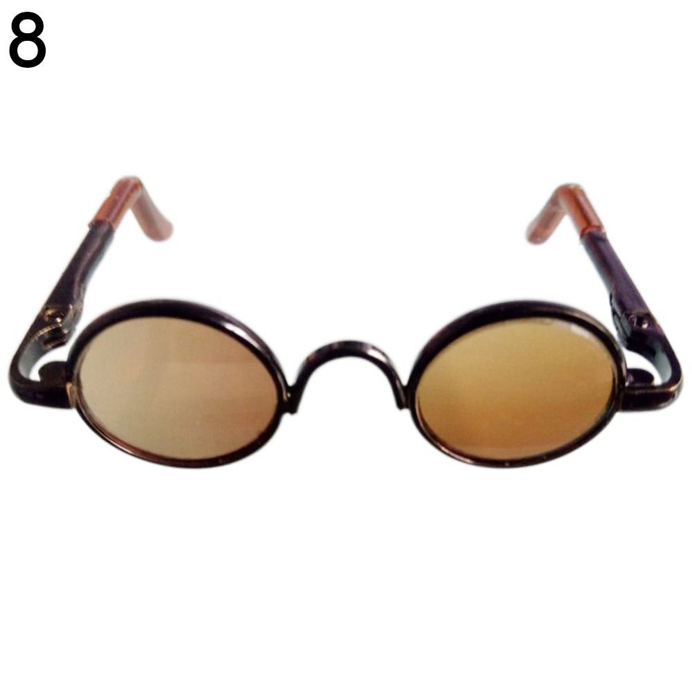 Accessories Mini Plush Doll Glasses Clothes Plush Doll Eyeglasses Cute Round Frame For 10cm Dolls