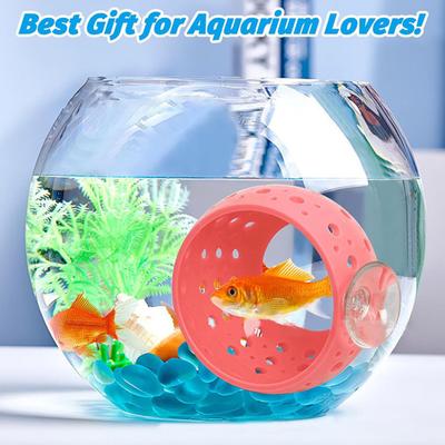 Туннель для рыбок Betta, игрушечный аквариумный домик для рыбок с присоской, маленький