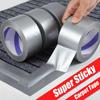 Super Sticky Duct Tape Waterproof Cloth Repair Tape Heavy Duty Silver Gray Adhesive Tape for Home DIY Office Repairs
