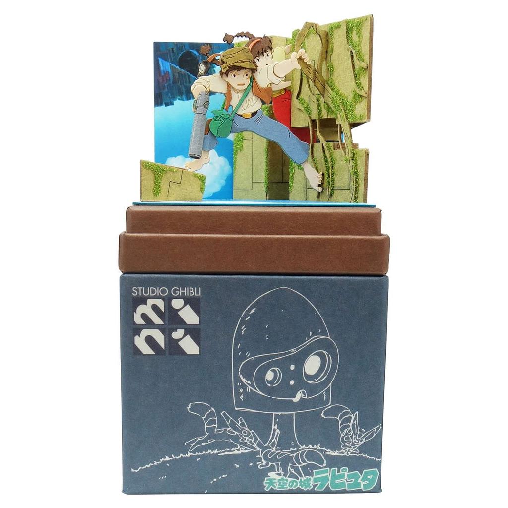 Sankei Studio Ghibli Mini Castle in the Sky The True Identity of the Flying Stone Paper Craft Laputa - MP07-134