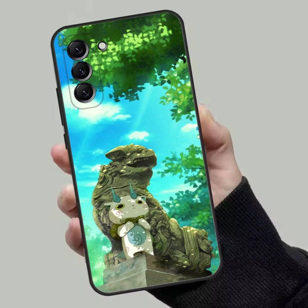 Чехол для телефона с аниме Yo-kai Watch для Samsung Galaxy A13, A21s, A22, A31, A32, A52, A53, A71, A80, Мягкий черный корпус