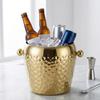Hammer Point Insulated Ice Bucket Stainless Steel Wine Bucket Insulated Ice Bucket  Party