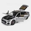 МояМашина 1:Металлическая модель автомобиля RS7 в масштабе 1:24 - Серебристая коллекционная фигурка