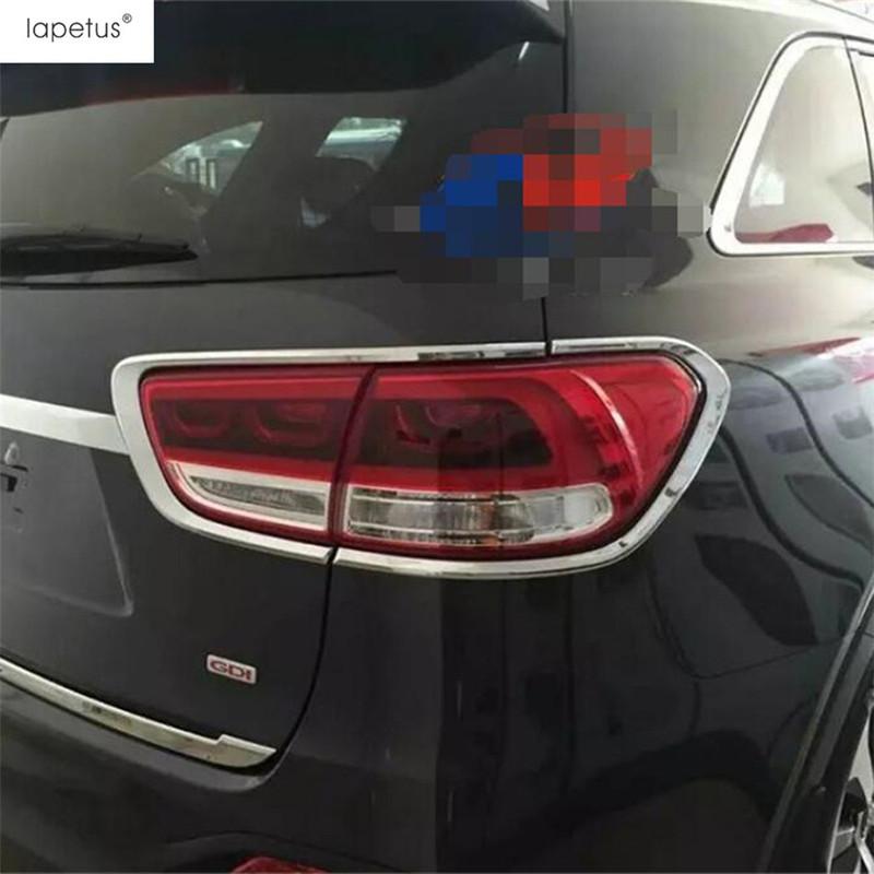 Хромированные ABS Аксессуары Для KIA Sorento L 2015 2016 2017 Внешние Задние Фонари Крышки Багажника Комплект Накладок
