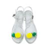Women Slippers Transparent PVC Fruit Decoration Sandals For Ladies Summer Outdoor Buckle Strap Beach Shoes Female Fashion