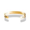 Titanium Bangle Wave BANDEL×muta (Gold, L/XL(14.9cm))