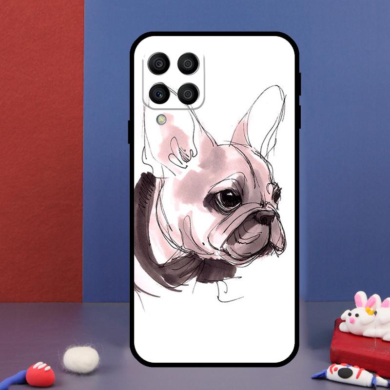 Милый французский бульдог для Samsung Galaxy M33 M13 M23 M53 M15 M55 M31 M51 M14 M34 M54 M20 M30s M32 M52 Чехол для телефона