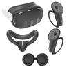 Pack of 5 Silicone Protect Case Set VR Accessories For Meta Quest 3 Headet Controller Grip Covers Kit Protection Christmas Gift