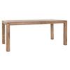 Dining Table - Brown Wood - 180x90x76 Cm - Modern Design - Rectangular