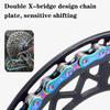 Variable Speed Chain Anti-rust Bike Chain 8s 9s 10s 11s 116 Links Universal Mountain Road Bicycle Electroplate Colorful Chain