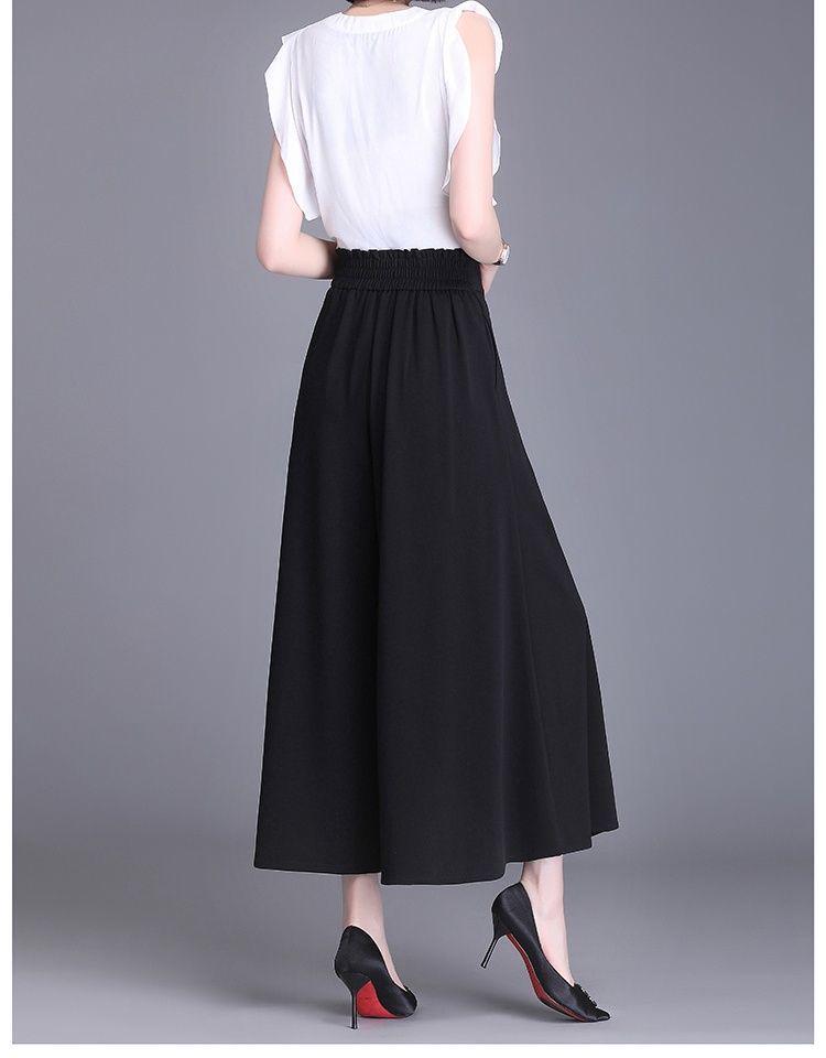 Новые шерстяные укороченные брюки с широкими штанинами Осень/Зима 2025 - Свободный крой, стиль Petite Large-Leg
