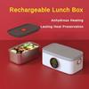 45W LED Display Charging and Heating Bento Box Portable Large Capacity Electric Dining Box No Need To Plug In Or Inject Water Lunch Box