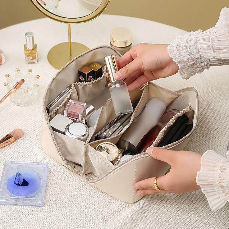 Портативная косметичка большой емкости, дорожная сумка для стирки, мягкий органайзер на молнии, контейнер для хранения, сумки