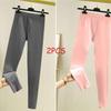 2Pcs Women's Line Pants Underpants Leggings Winter Velvet Inner Warmth Leggings Comfortable and Thin Inner Lining Long Pants
