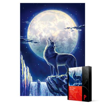 Пазл из 1000 деталей - Blue Moon Howling, популярная корейская головоломка