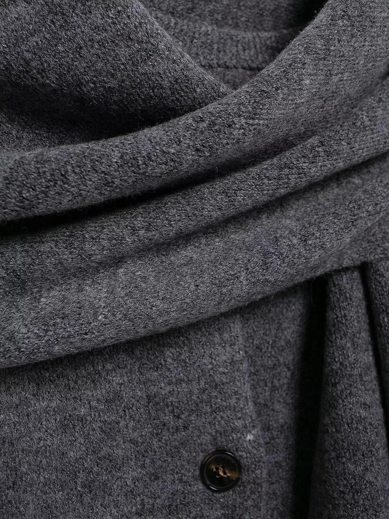 INS Spring Women's Elegant Knit Coat with Scarf