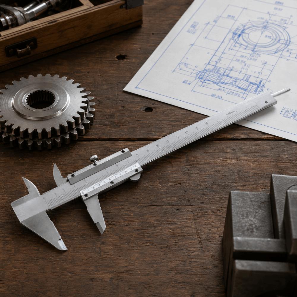 Manual Non Digital Measuring Caliper 0-150mm Range Depth Caliper Vernier Caliper Measuring Tool
