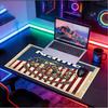 Custom Name Personalized Atletico Madrid Pattern Mousepad, Laptop PC Desk Mat, Decorative Desk Mat for Home Keyboard Pad Gift