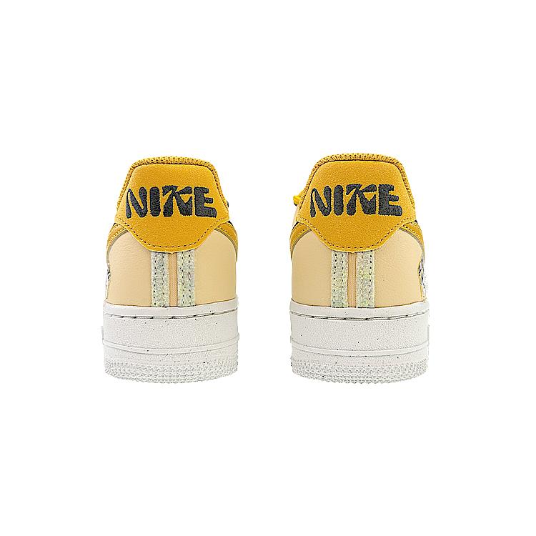 Nike Air Force 1 Low top Skateboard Shoes Women's Yellow Black DX6065-171(Team40-)
