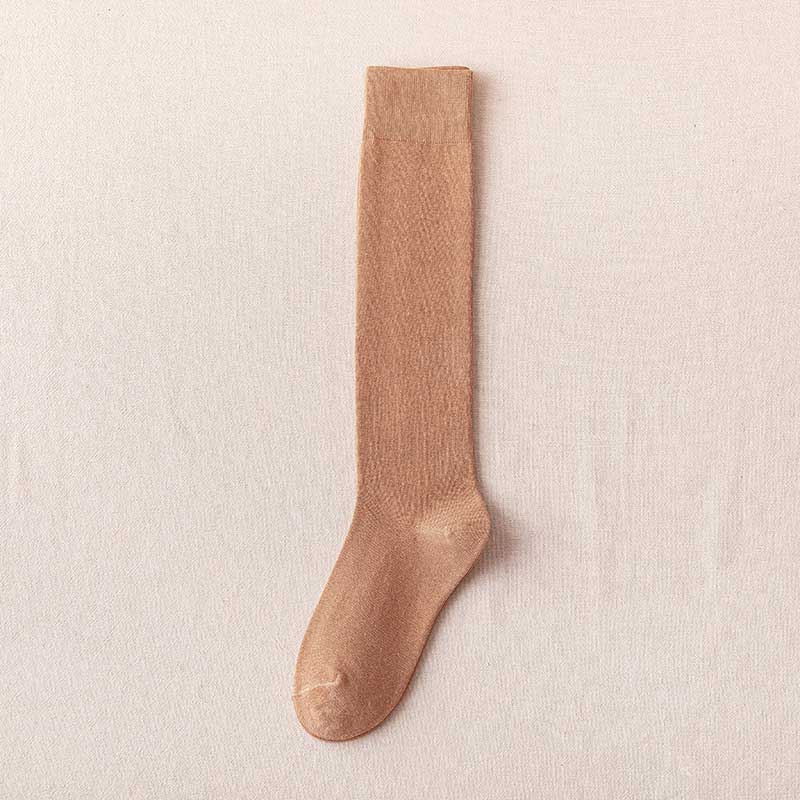 Женские гольфы, хлопковые зимние теплые носки, белые, черные вечерние сексуальные длинные носки для танцев, модные носки до середины икры