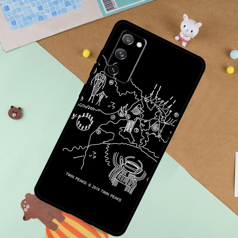 Twin Peaks Meanwhile Soft Case For Samsung Galaxy S25 Ultra S9 S10 S20 S21 S22 S23 S24 Plus S24 FE Funda Cover