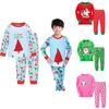 Новый хлопковый комплект рождественской одежды для детей Уютная мягкая удобная одежда для сна