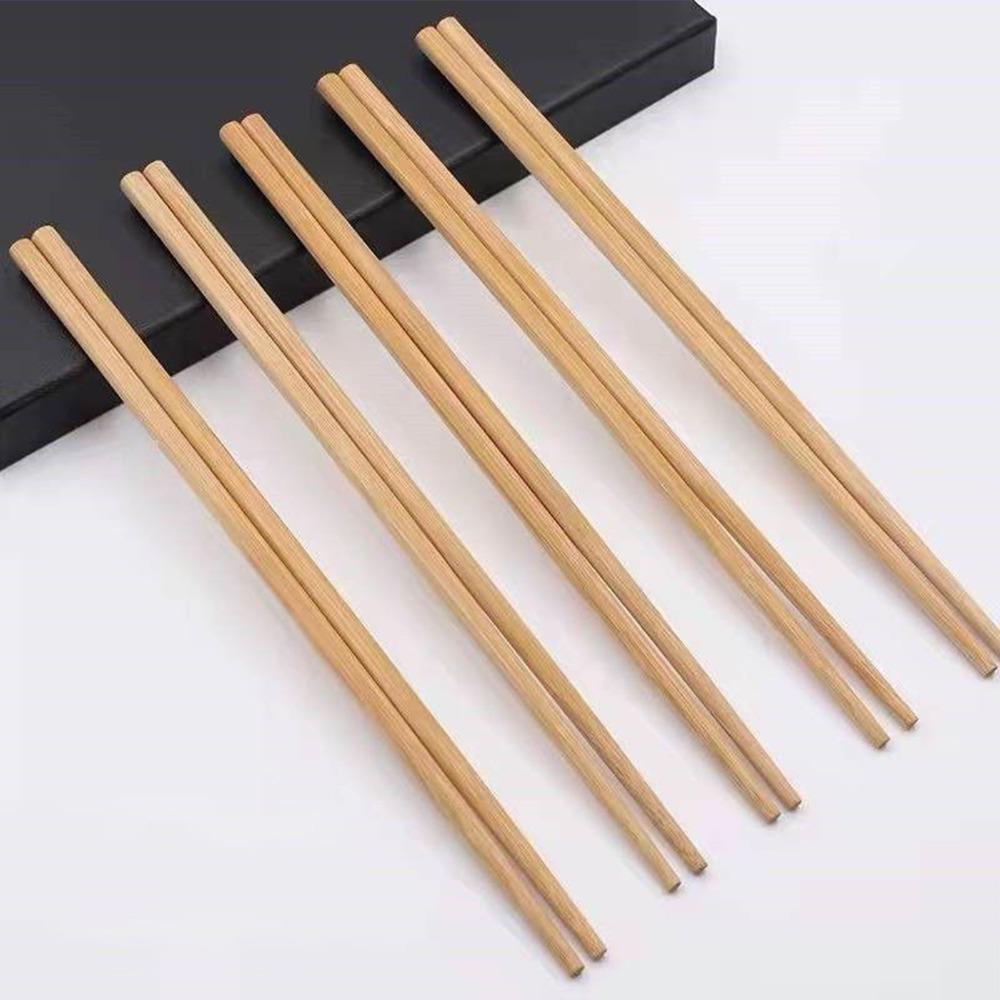 30 Pairs Smooth Hotpot Chopsticks Wood Tableware Light Weight Dining Chopsticks Kitchen Use