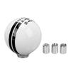 6 Speed Car Racing Gear Shift Knob for Shelby GT500 Style Round Ball Shift Knob with 3 Adapters for