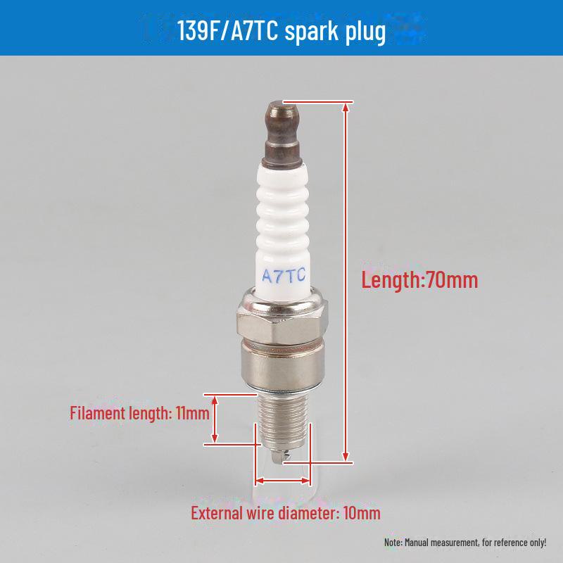 Свечи зажигания и форсунки 168F/190F для двигателей бензопил, генераторов и газонокосилок