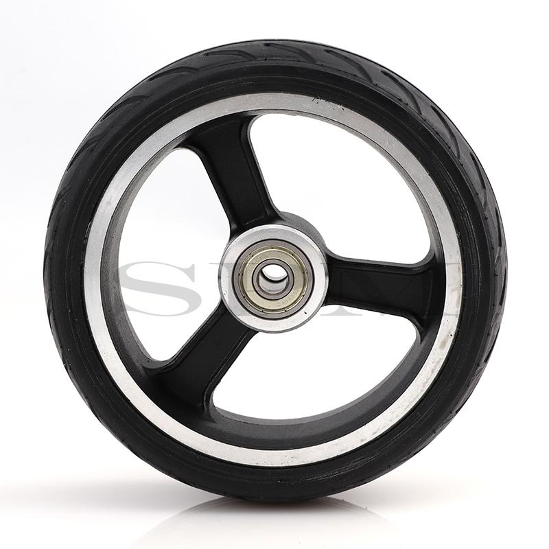 High-quality Solid wheels 5 inch Fast wheel F0,jackhot,Nes carbon fiber scooter solid tire with alloy rim