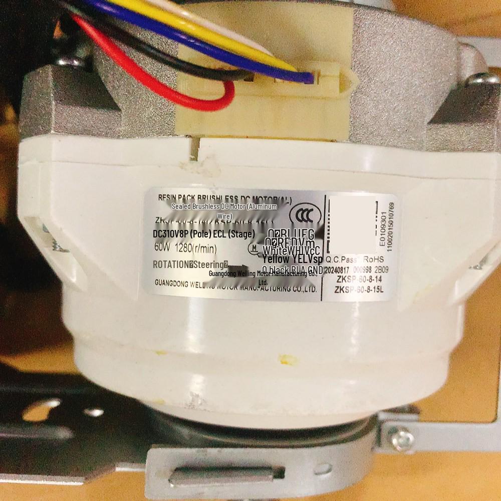 ZKSP-60-8-14 60W DC Fan Motor for Midea Ducted Air Conditioner (Internal Use)